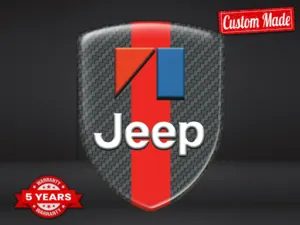 Jeep Autocollant Bombé Qualité Pro Personnalisable
